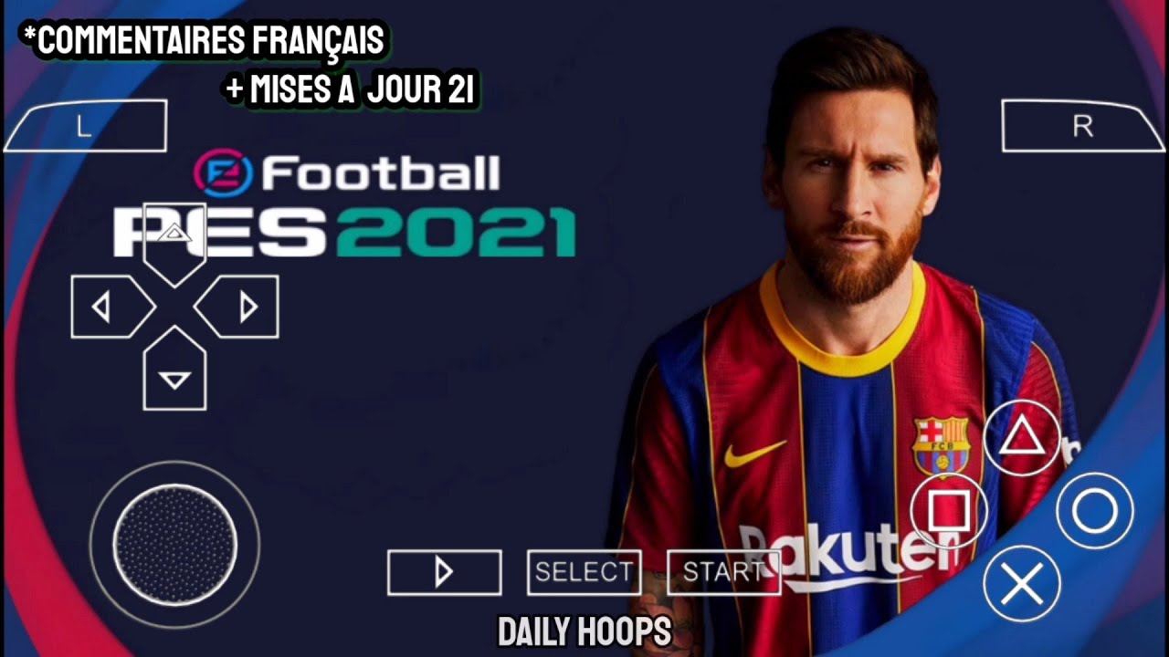 Télécharger Pes 2021 PPSSPP Commentaire Français GameGenial