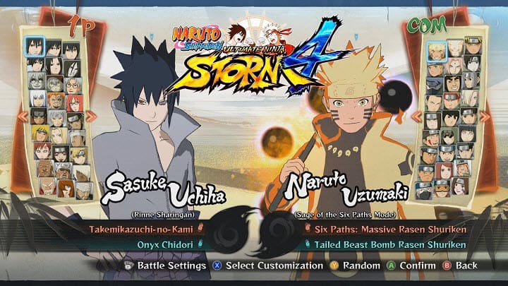 Naruto Ultimate Ninja Storm 4 PPSSPP