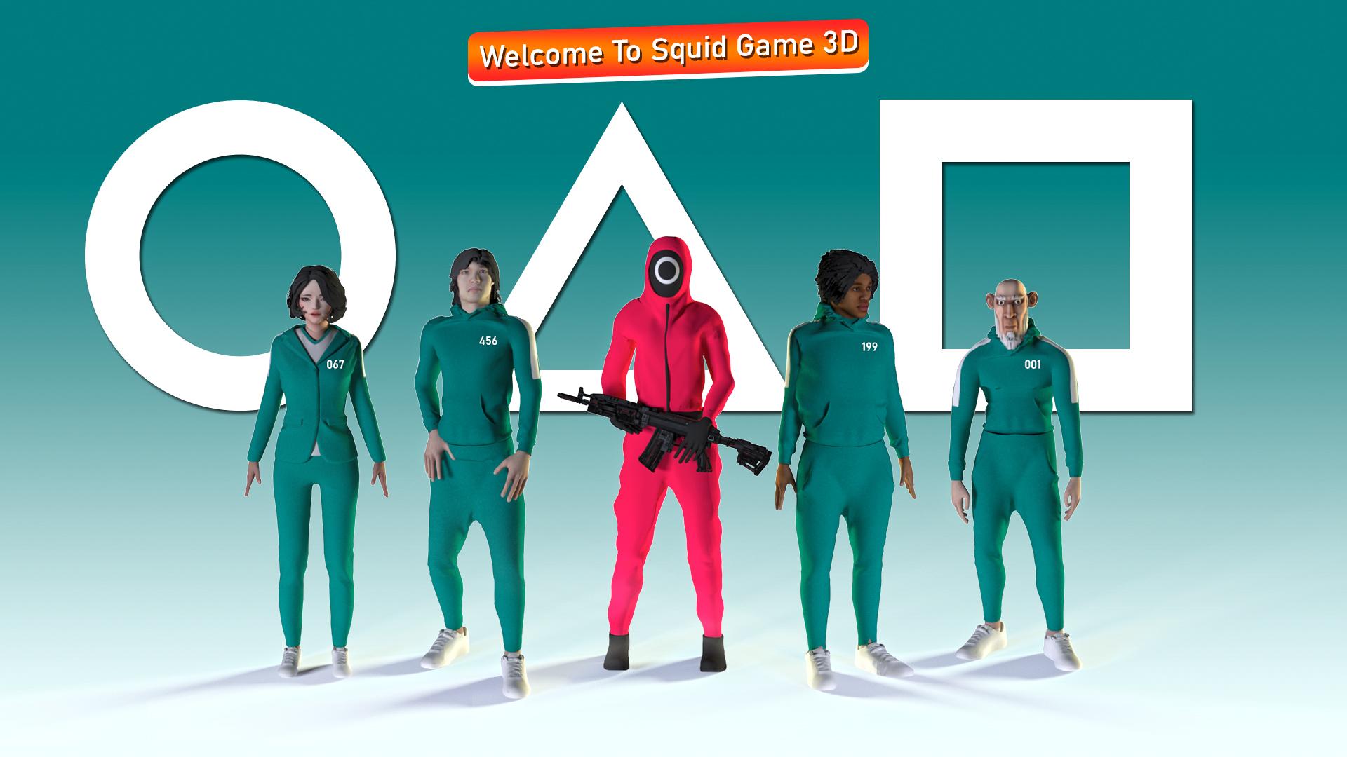 Squid Game 3D Game