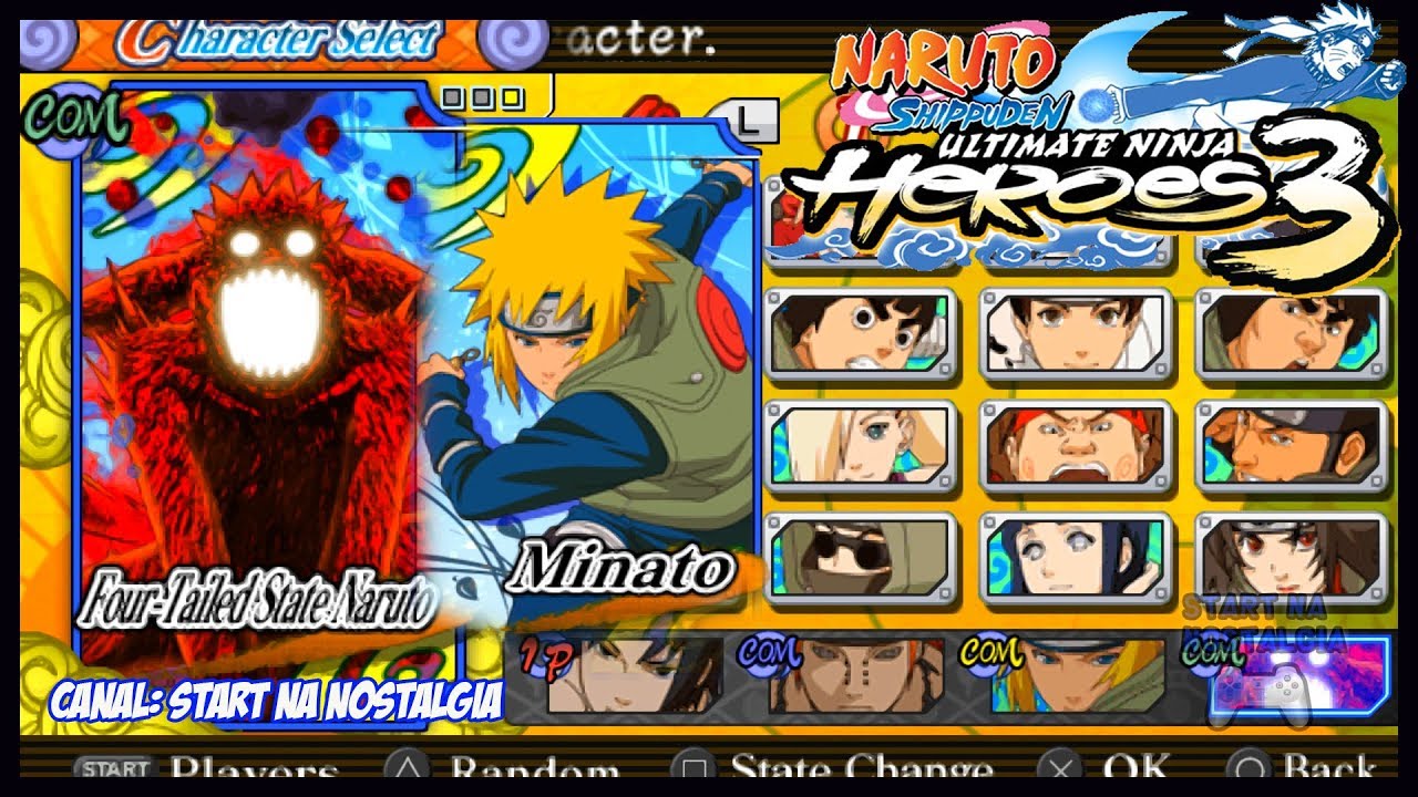 Naruto Shippuden Ultimate Ninja Heroes 3 PPSSPP ISO (Naruto Shippuden Ultimate Ninja Heroes 3 PSP ISO)