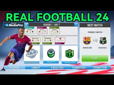 RF 24 Mod APK : Télécharger Real Football 2024 Apk Obb