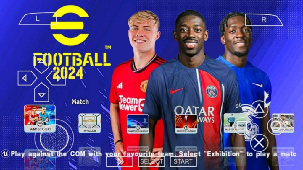 Télécharger eFootball PES 2024 PPSSPP ISO (PES 24 PSP ISO) eFootball PES 2024 PPSSPP ISO (PES 24 PSP ISO)