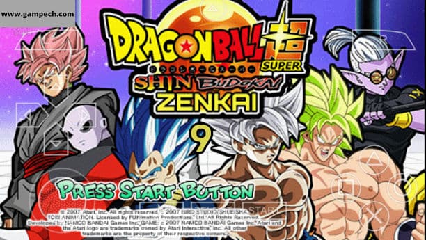 Dragon Ball Z Shin Budokai 9 PPSSPP ISO Hautement Compressé