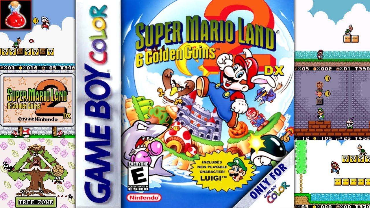 Super Mario Land 2: 6 Golden Coins GameBoy (GBA)