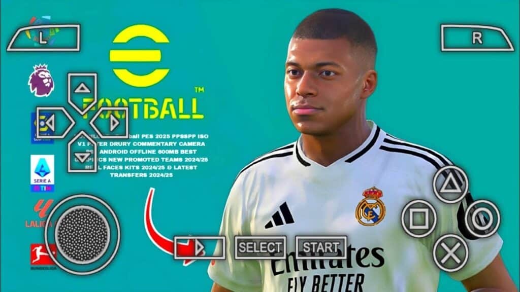 PES 2025 PPSSPP ISO Version Française Originale