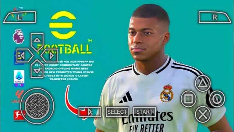 PES 2025 PPSSPP ISO Version Française Originale