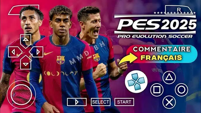 eFootball PES 2025 PPSSPP Android avec Commentaire en Français