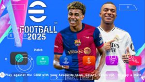 Télécharger eFootball PES 2025 PPSSPP ISO Camera PS5 eFootball PES 2025 PPSSPP ISO Camera PS5 pour Android