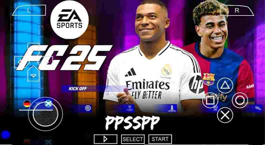 EA Sports FC 25 PPSSPP ISO Commentaires Français