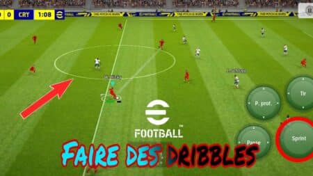 Comment Dribbler sur eFootball PES 2025 Mobile sur Android ? Dribbler sur eFootball PES 2025 Mobile