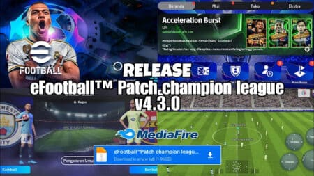 Télécharger eFootball 2025 Mobile Patch v4.3.0 Champions League eFootball 2025 Mobile Patch v4.3.0 Champions League