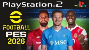 ⚽ Télécharger PES 2026 PS2 ISO Français Gratuit (Version Complète 2026) eFootball PES 2026 PS2 ISO FrançaisEnglish