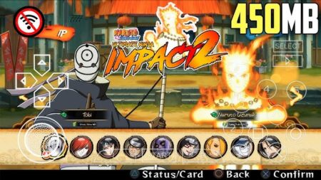Naruto Ultimate Ninja Impact 2 PPSSPP (ISO + Textures) Android