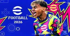 Télécharger PES 2026 PPSSPP (Commentaire Français + Caméra PS5) – ISO 1GB PES 2026 PPSSPP (Commentaire Français + Caméra PS5) ISO 1GB