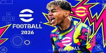 Télécharger PES 2026 PPSSPP (Commentaire Français + Caméra PS5) – ISO 1GB PES 2026 PPSSPP (Commentaire Français + Caméra PS5) ISO 1GB