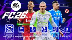 Télécharger EA SPORTS FC 26 PPSSPP ISO (Commentaire Français + Caméra PS5) Android Télécharger EA SPORTS FC 26 PPSSPP ISO (Commentaire Français + Caméra PS5) Android