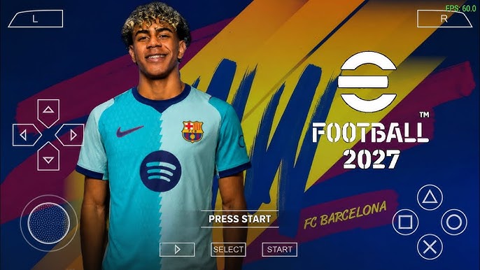 eFootball PES 2027 PPSSPP Full Update Download pour Android Offline (ISO Save Data & Textures) 1 eFootball PES 2027 PPSSPP Full Update Download pour Android