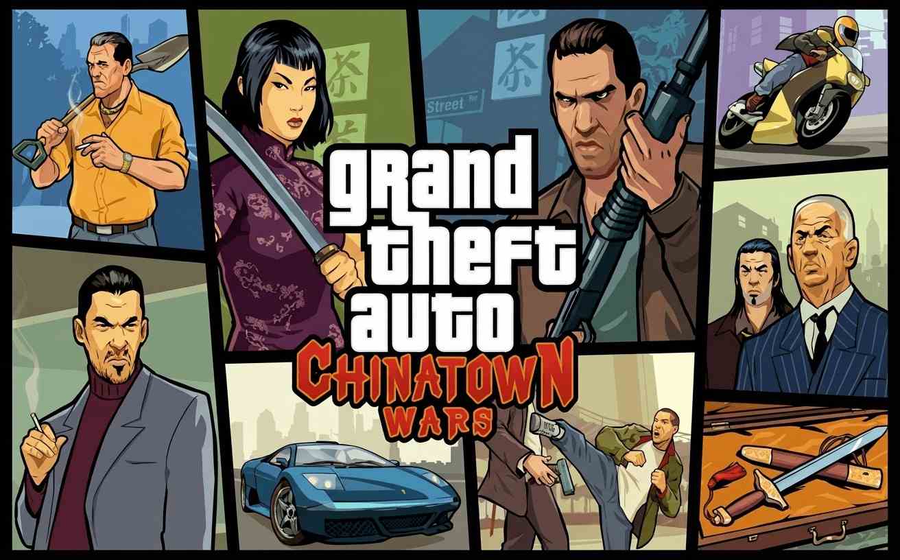 Grand Theft Auto: Chinatown Wars (Le Plus Rapide & Léger) ppsspp